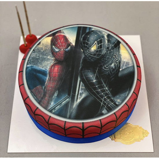Spiderman Baskılı Pasta